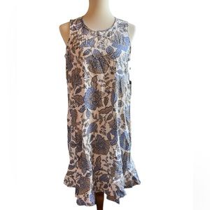 NWT TOMMY HILFIGER Paisley Floral Ruffle Dress